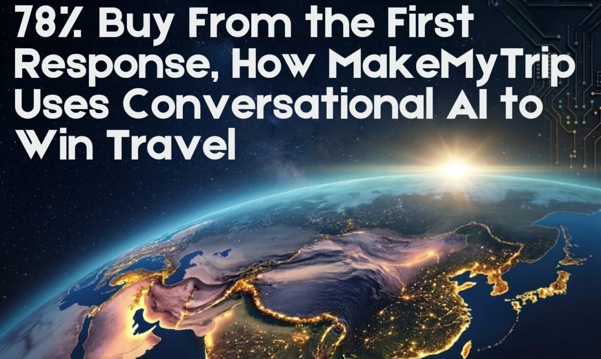 78% Buy From the First Response, How MakeMyTrip Uses Conversational AI to Win Travel