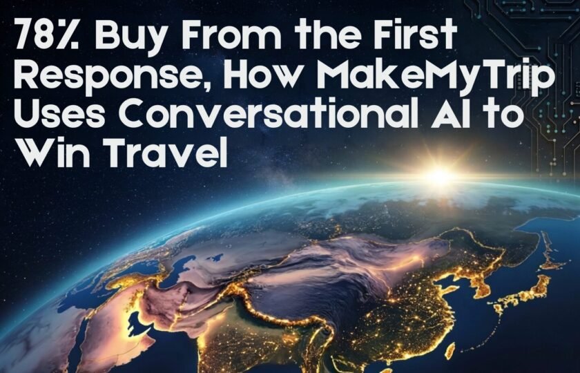 78% Buy From the First Response, How MakeMyTrip Uses Conversational AI to Win Travel