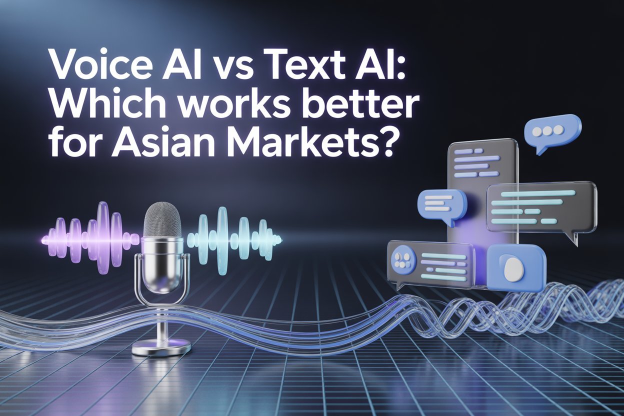 Voice AI vs Text AI: Which Works Better for Asian Markets?