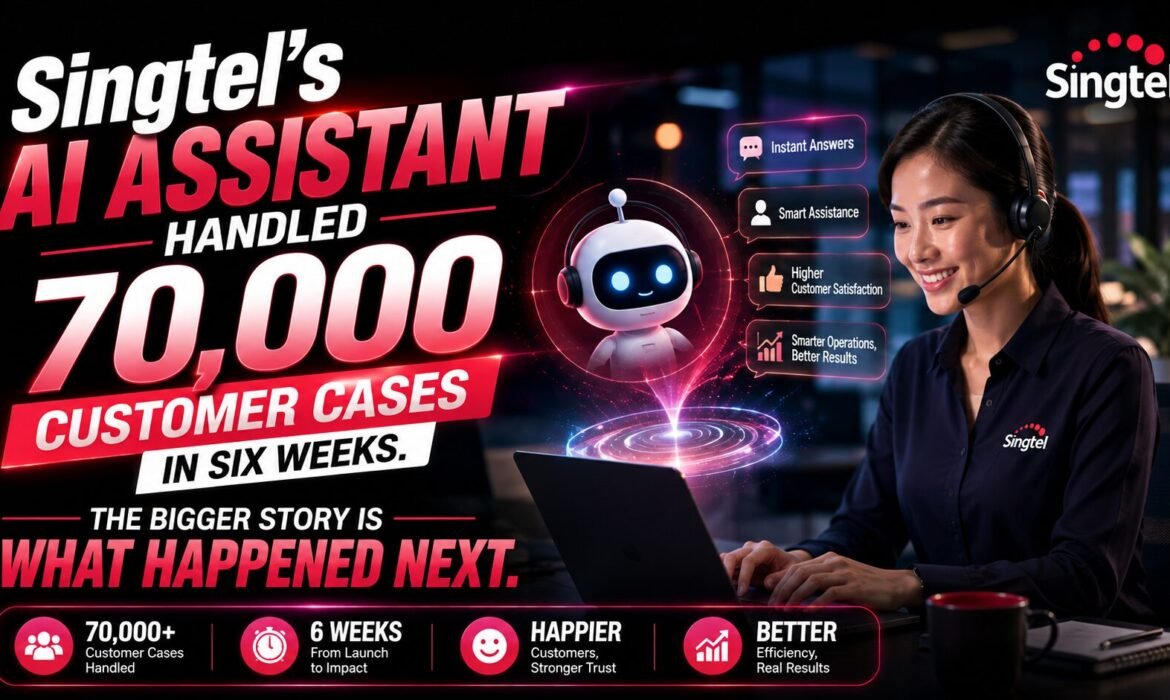 Singtel's AI Assistant Handled 70,000 Customer Cases in Six Weeks. The Bigger Story Is What Happened Next