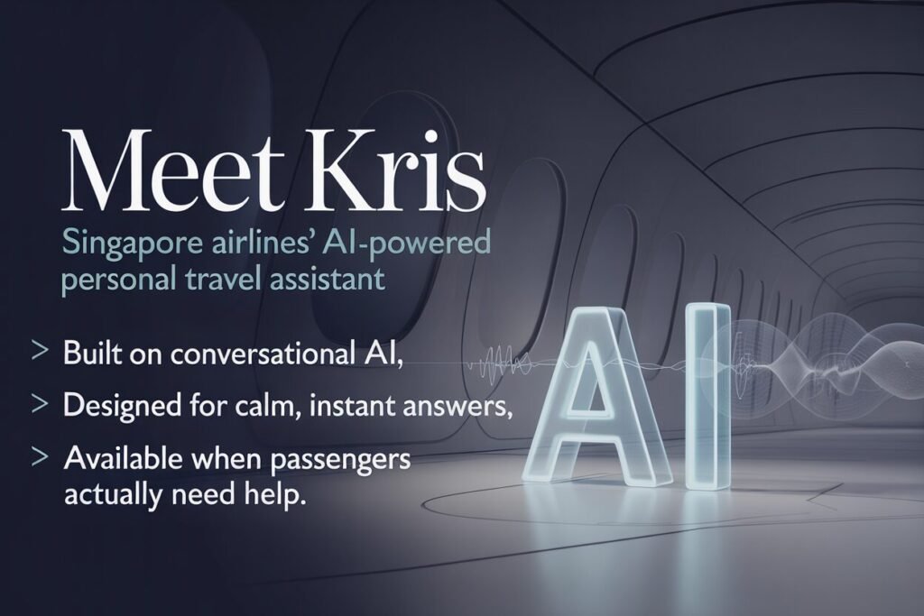 AI travel assistant for Singapore Airlines