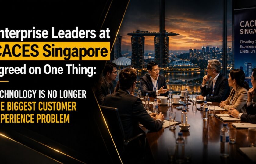 Enterprise Leaders at CACES Singapore Agreed on One Thing: Technology Is No Longer the Biggest Customer Experience Problem