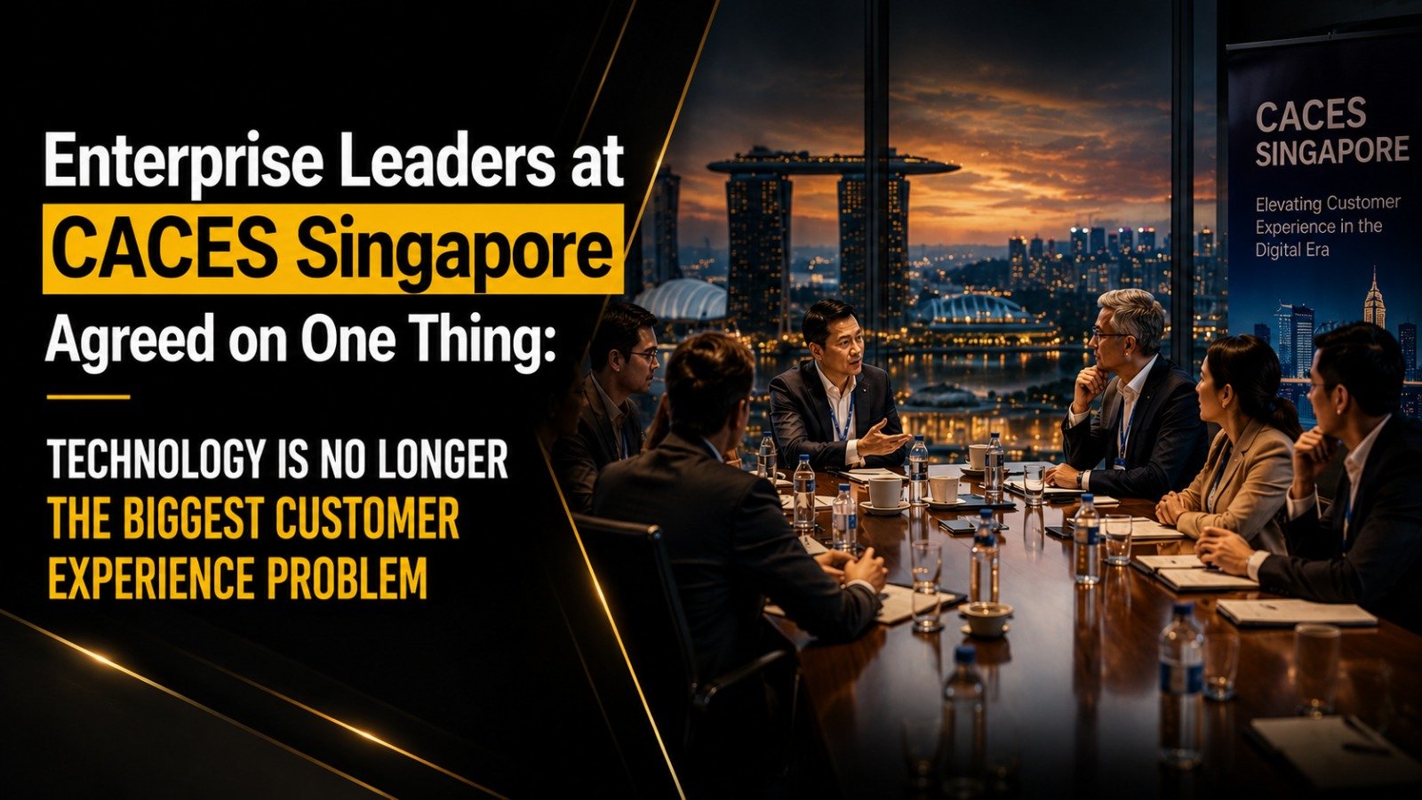 Enterprise Leaders at CACES Singapore Agreed on One Thing: Technology Is No Longer the Biggest Customer Experience Problem