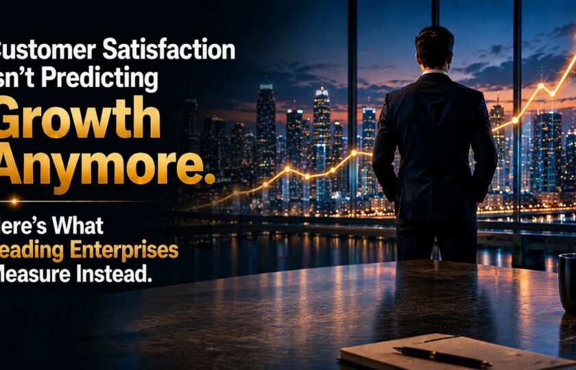 Customer Satisfaction Isn't Predicting Growth Anymore. Here's What Leading Enterprises Measure Instead.