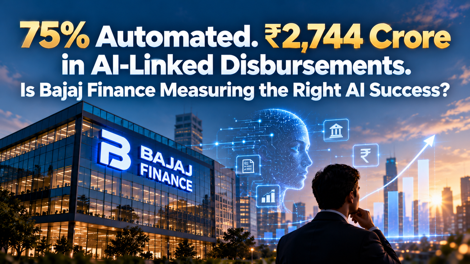 75% Automated. ₹2,744 Crore in AI-Linked Disbursements. Is Bajaj Finance Measuring the Right AI Success?
