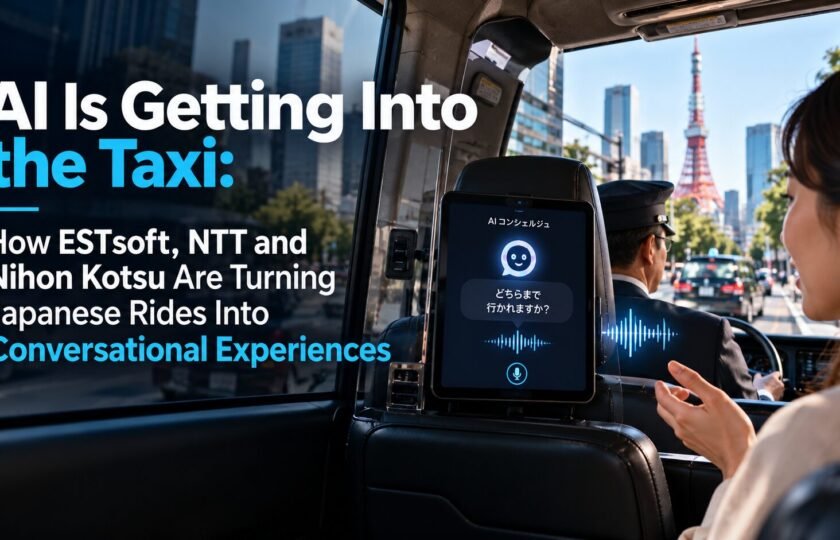 AI Is Getting Into the Taxi: How ESTsoft, NTT and Nihon Kotsu Are Turning Japanese Rides Into Conversational Experiences