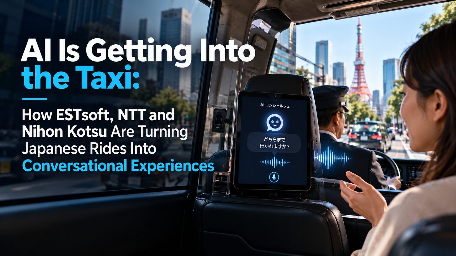 AI Is Getting Into the Taxi: How ESTsoft, NTT and Nihon Kotsu Are Turning Japanese Rides Into Conversational Experiences